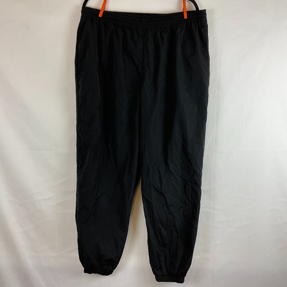 Good American Track Pants 4X Navy Blue Elastic Waist Pockets Joggers